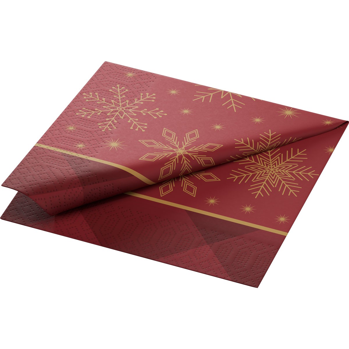 Duni Rhombus Bordeaux Lunch Napkin