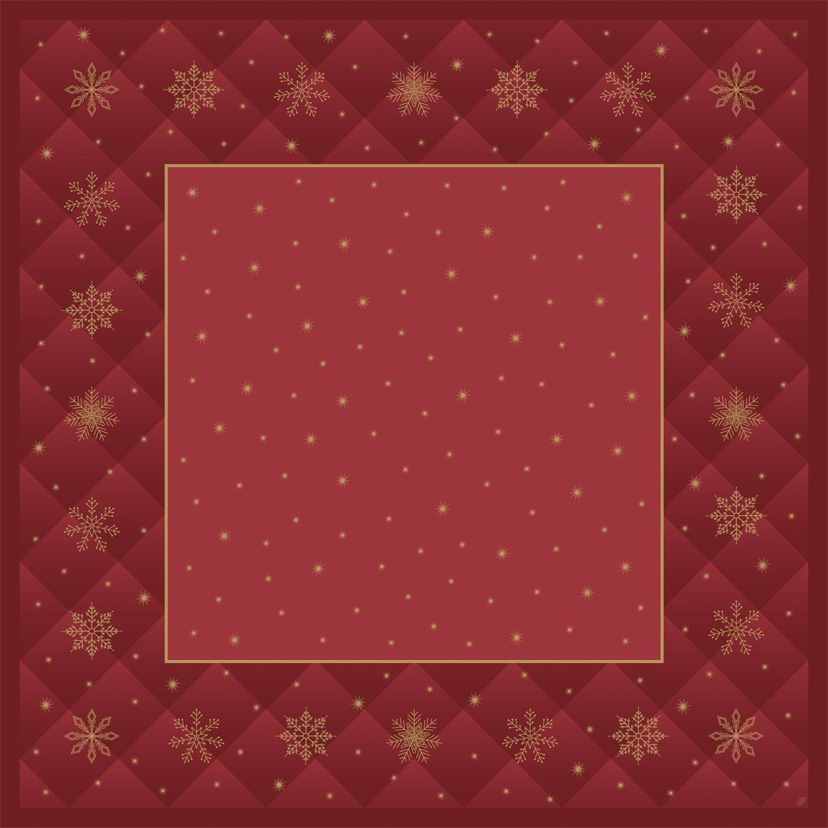 Duni Rhombus Bordeaux Bio Dunicel® Slipcover 84cm