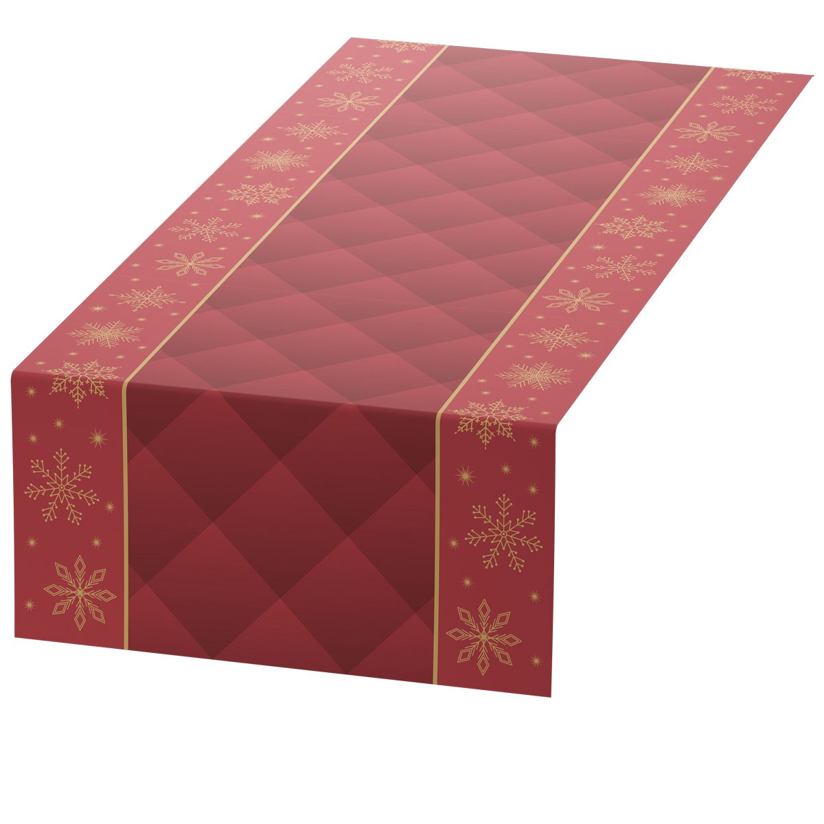 Duni Rhombus Bordeaux Bio Dunicel® Tete-a-Tete, 40cm x 24m