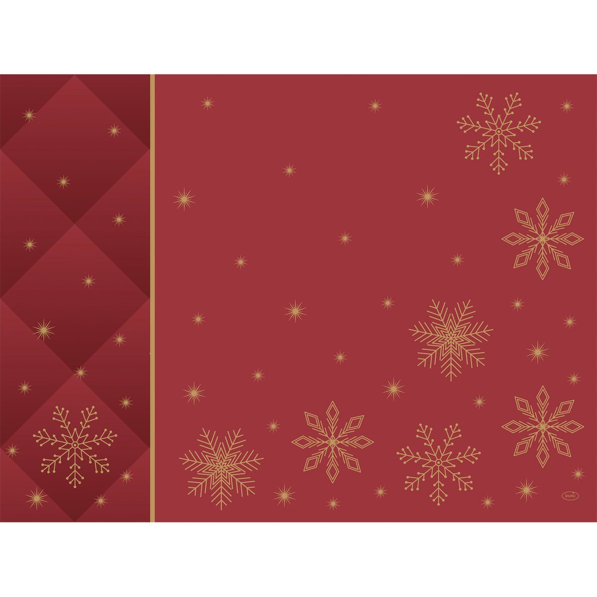 Duni Christmas Rhombus Bordeaux Bio Dunicel® Placemat 30cm x 40cm