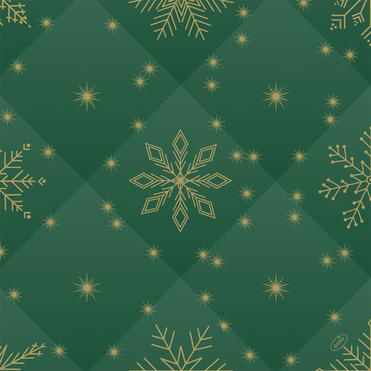 Duni Rhombus Green Bio Dunisoft® Napkin 40cm
