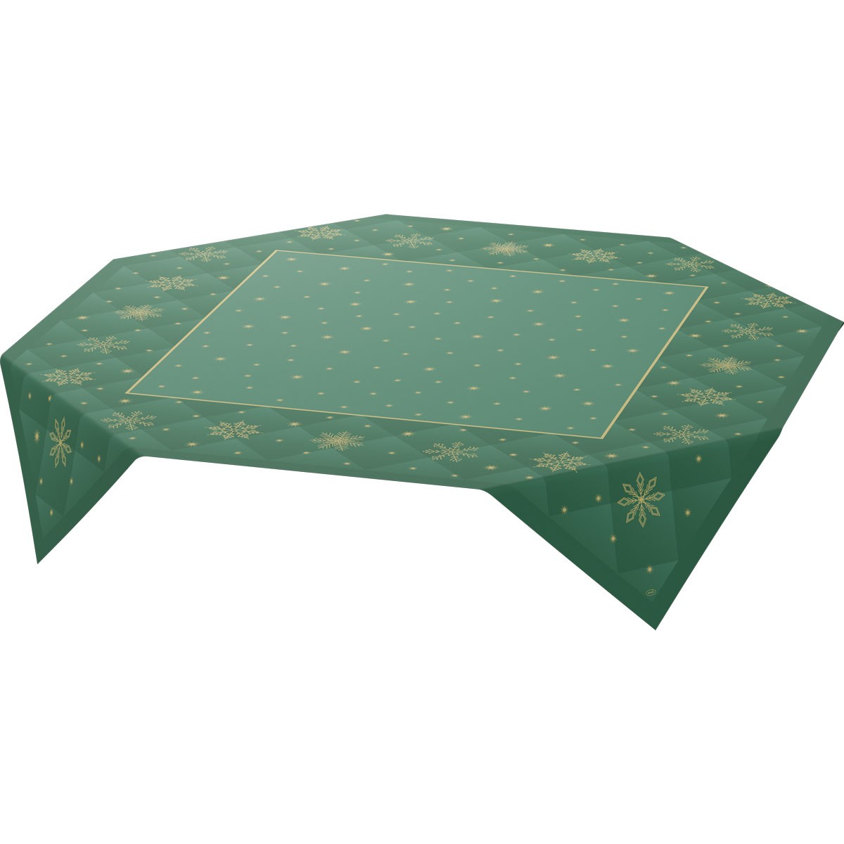 Duni Christmas Rhombus Green Bio Dunicel® Slipcover 84cm