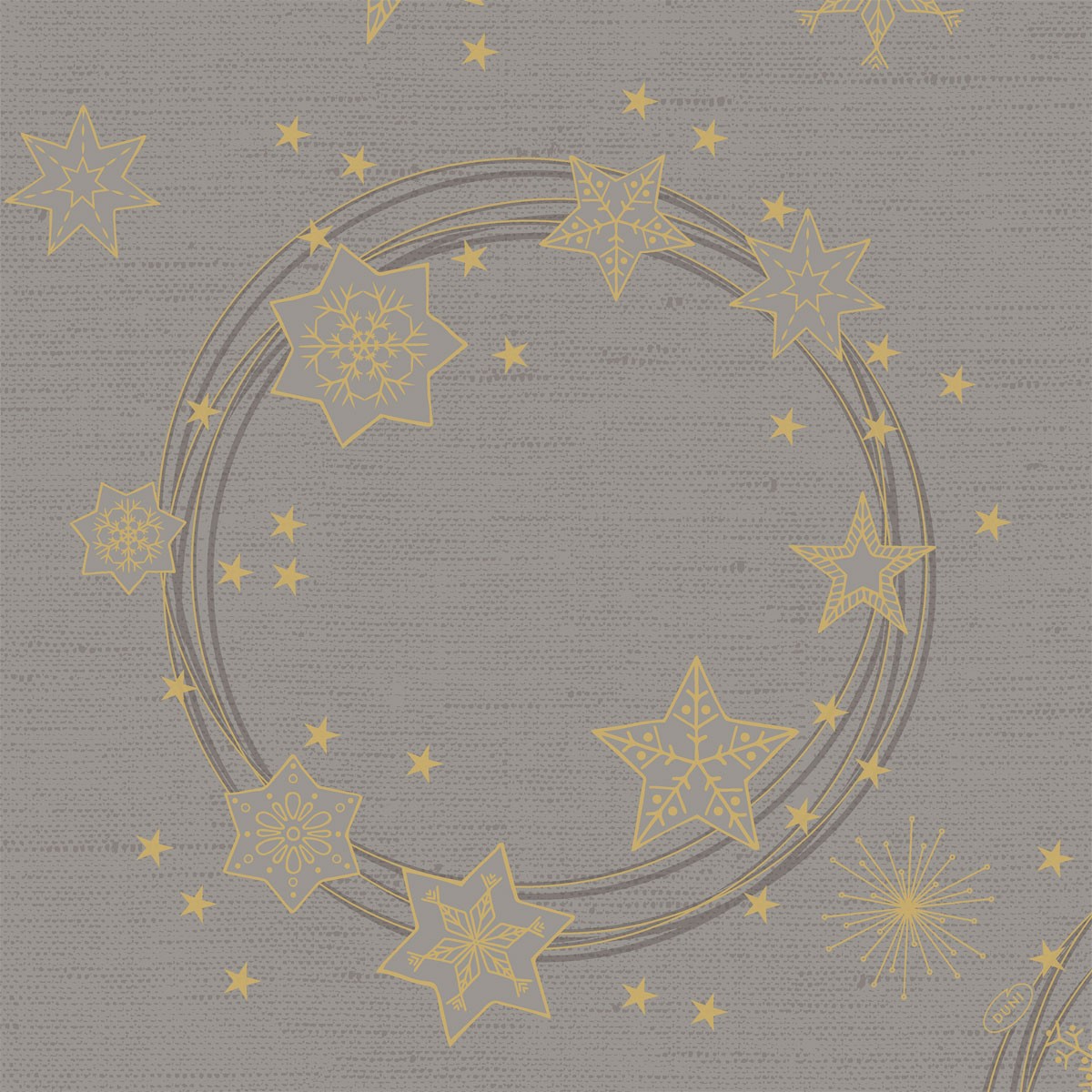 Dunisoft Napkins, 40cm, Star Shine Grey