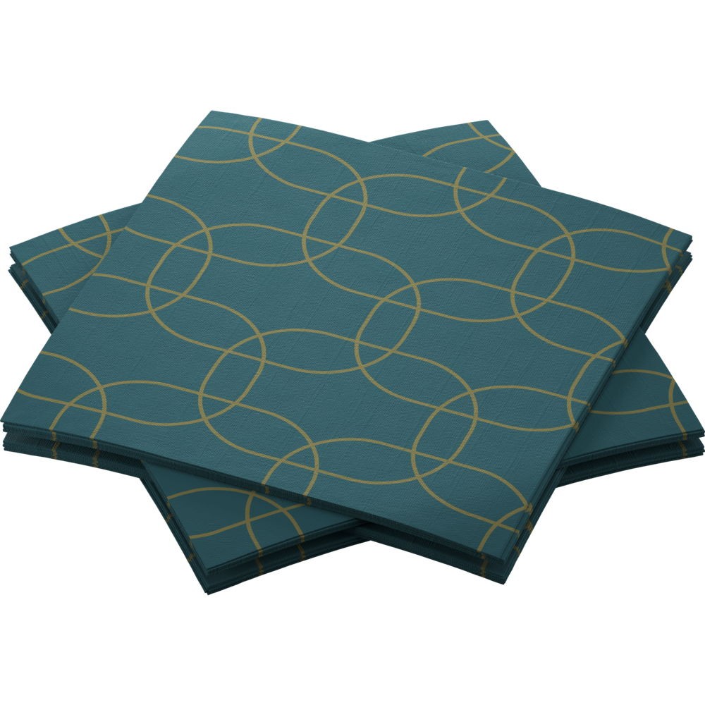 Dunisoft® Napkin, 20cm, Golden Deco