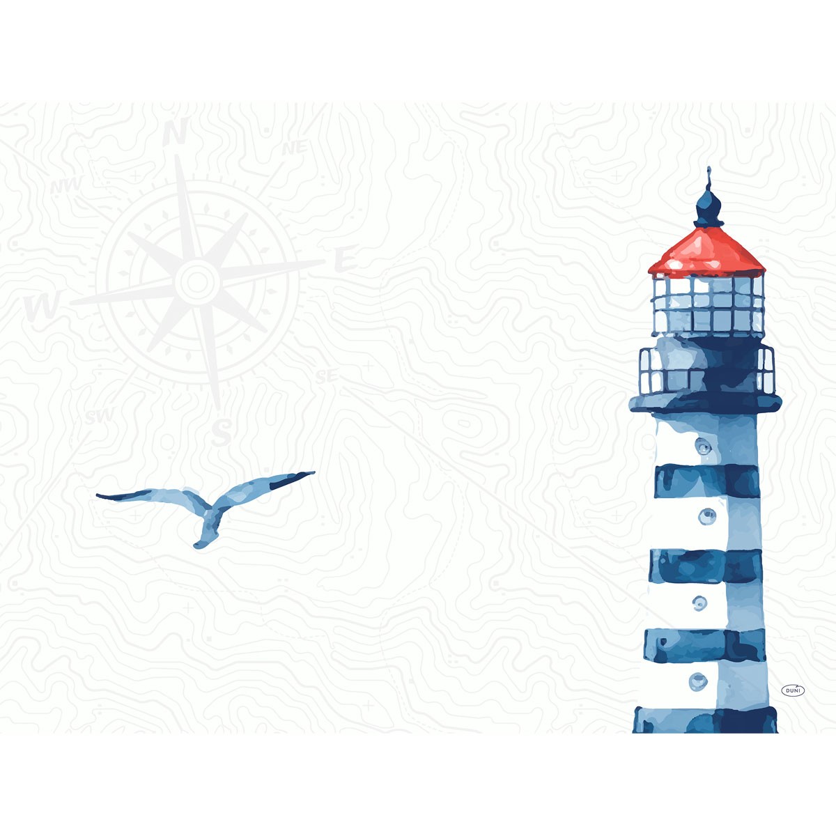 Meer Freude Paper Placemat, 30cm x 40cm