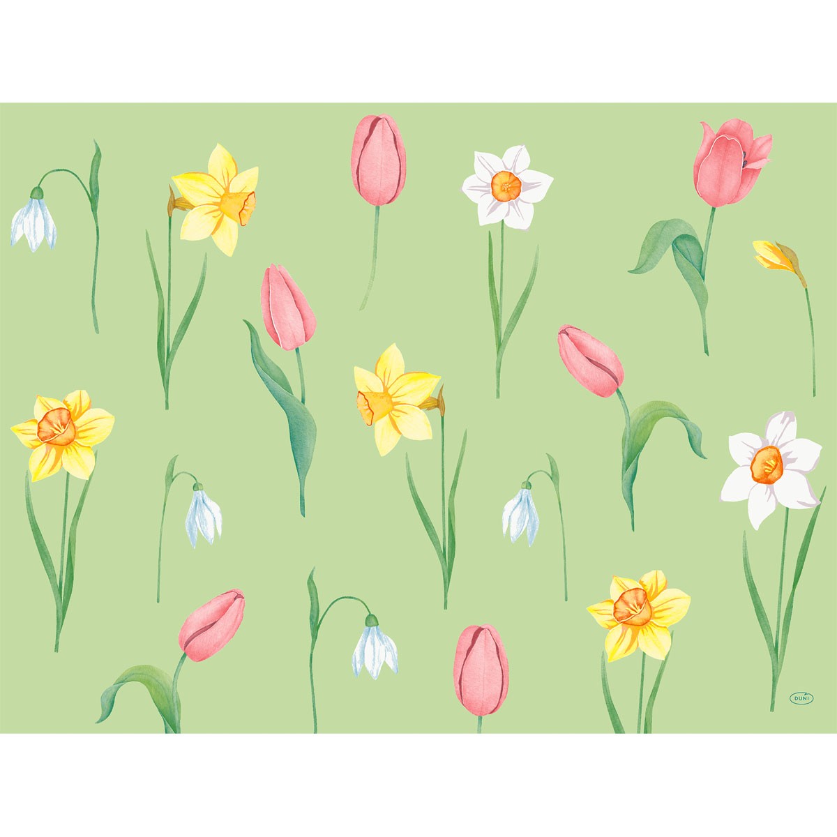Spring Melody Paper Placemat, 30cm x 40cm