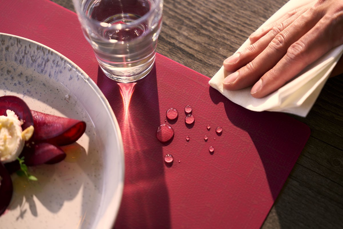 Silicone Placemat Bordeaux Close Up