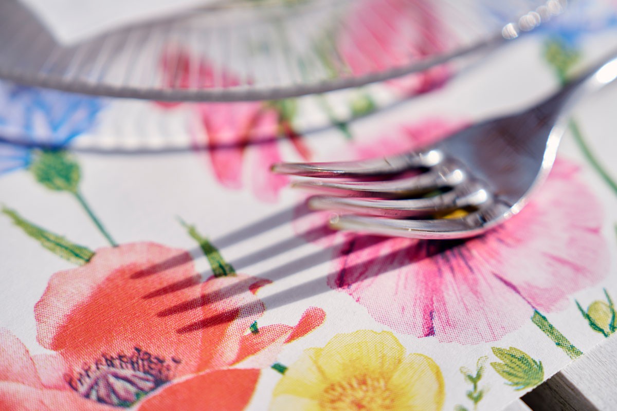 Dunisilk® Slipcover Flowy Meadow Close Up