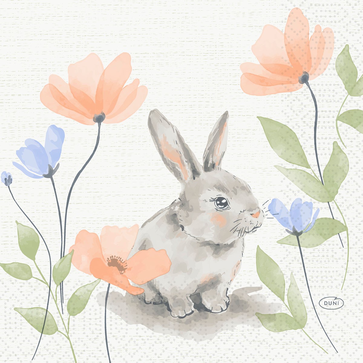 Bunny Bloom 3ply Tissue Napkin
