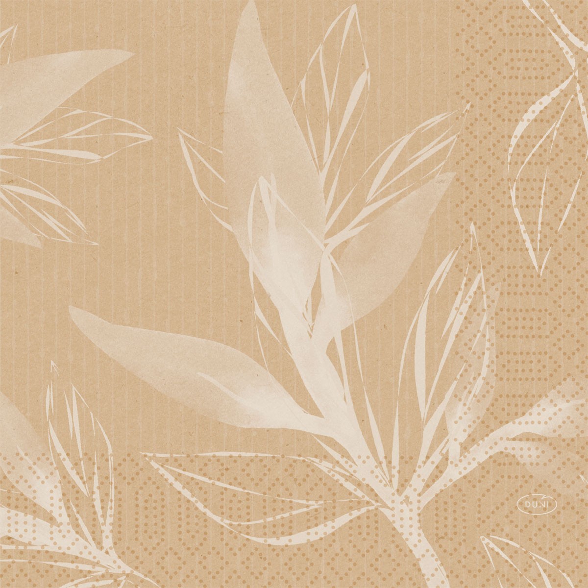 Leaves Natural 3ply Tissue Napkin