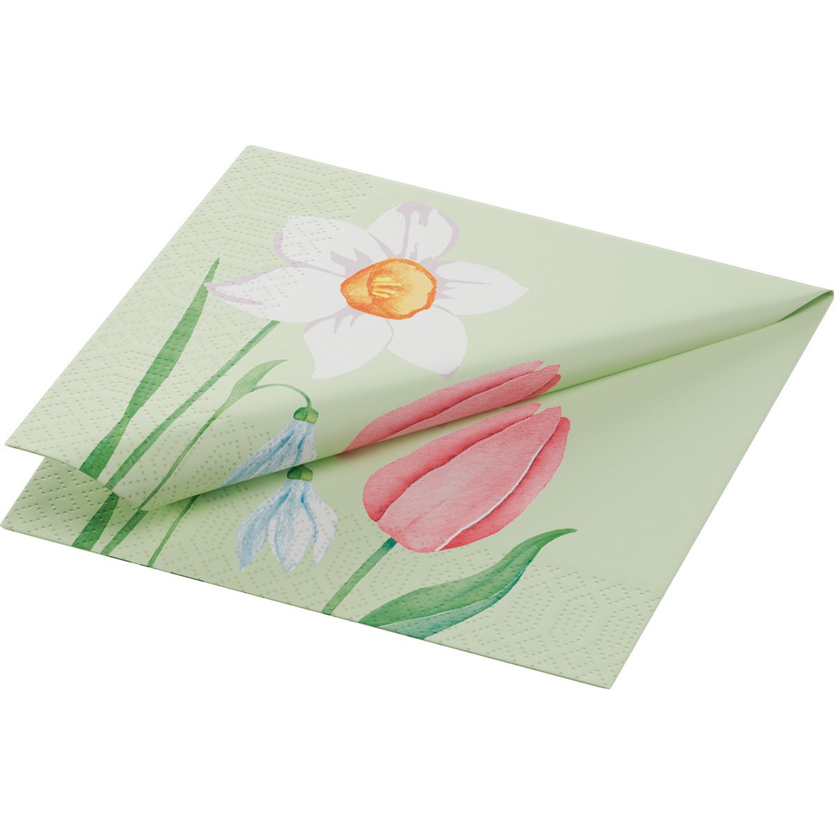 Duni 3ply 24cm Tissue Napkins Spring Melody