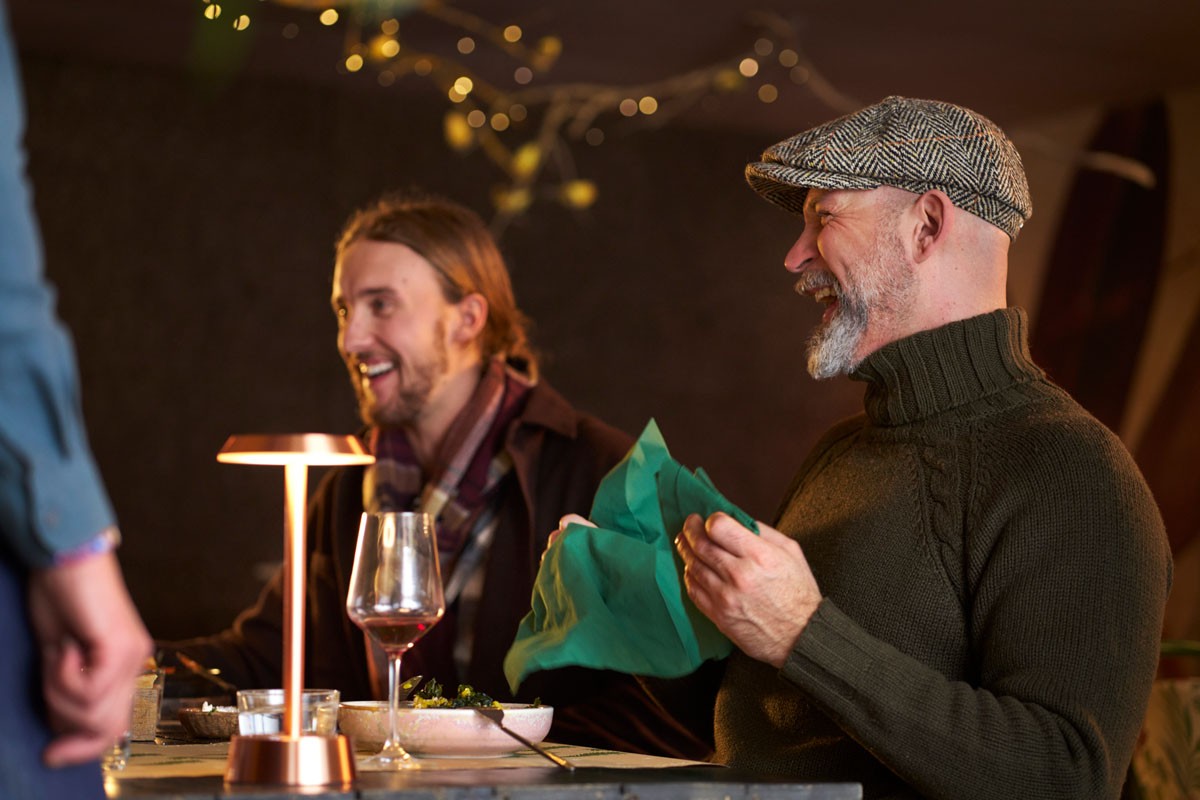 Rose Gold Cordless Nour Lamp