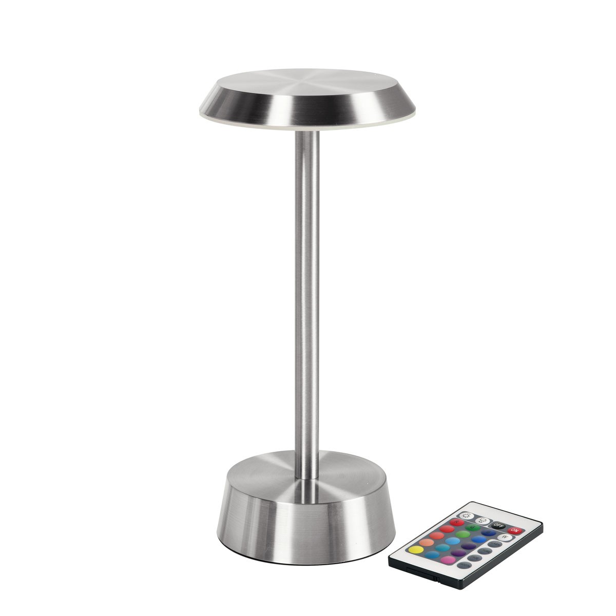 Duni LED Lamp Cordless Nour Silver