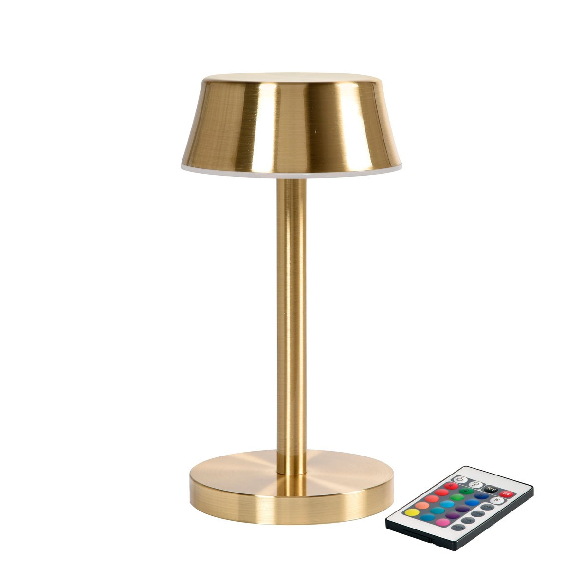 Duni LED Lamp Cordless Nour Midi Brass