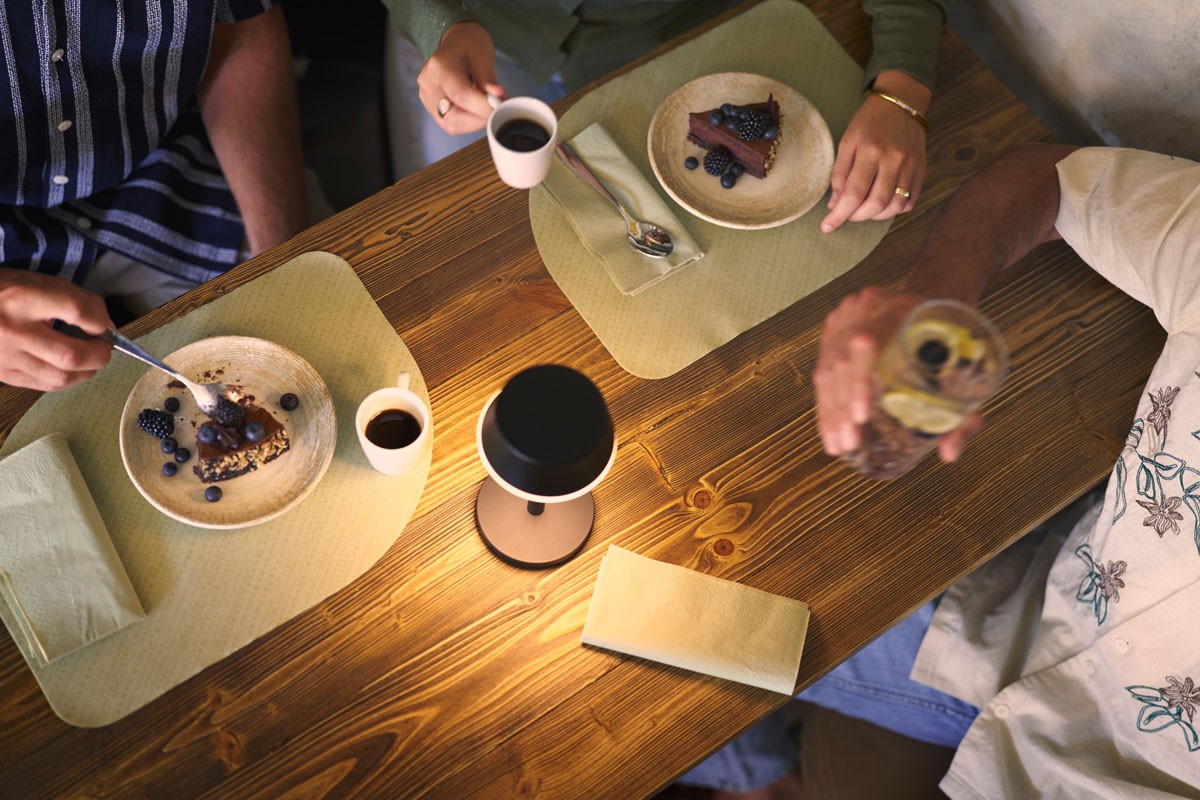 Duni Nour Midii Cordless Lamp in Black