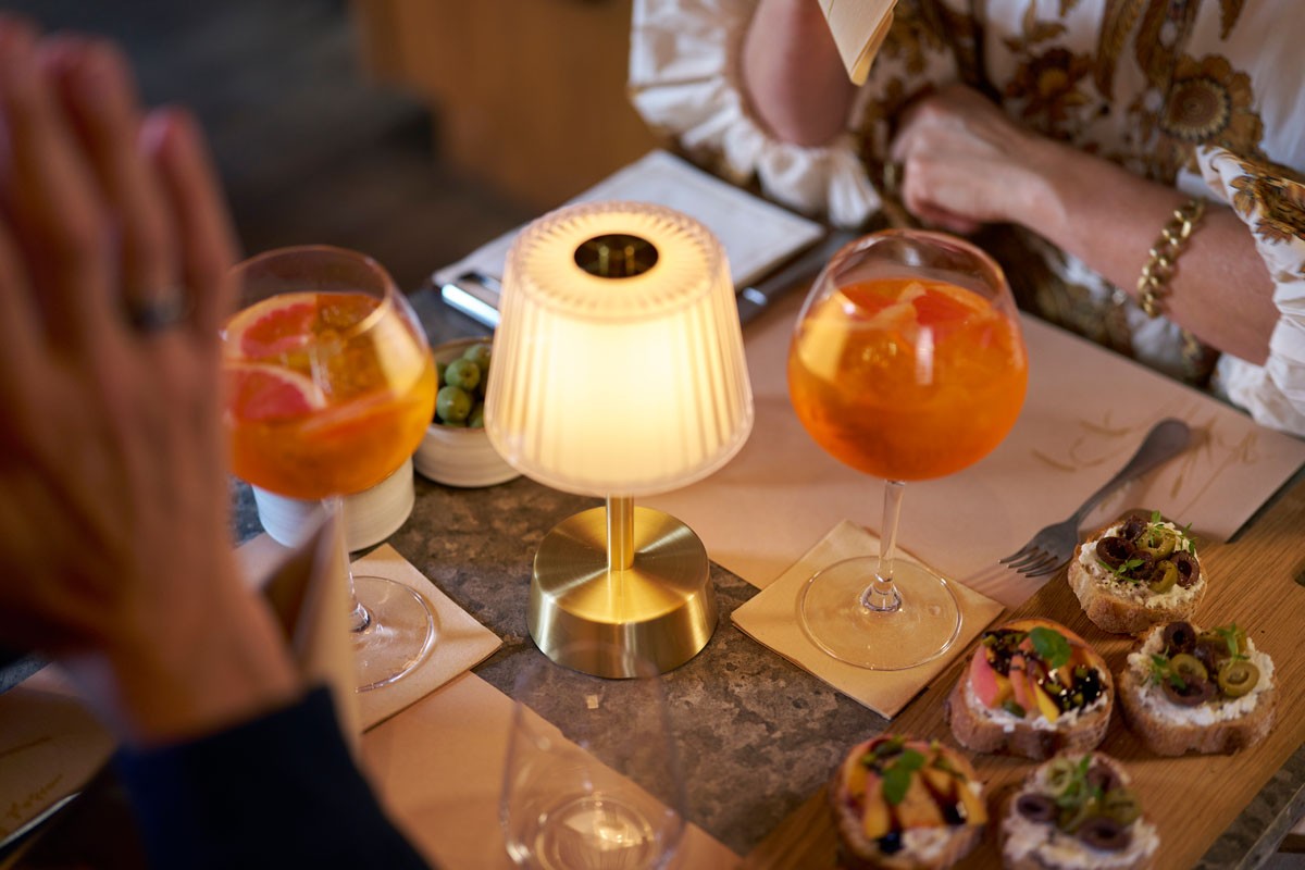 Duni Cordless LED Lamp Jay, Brass