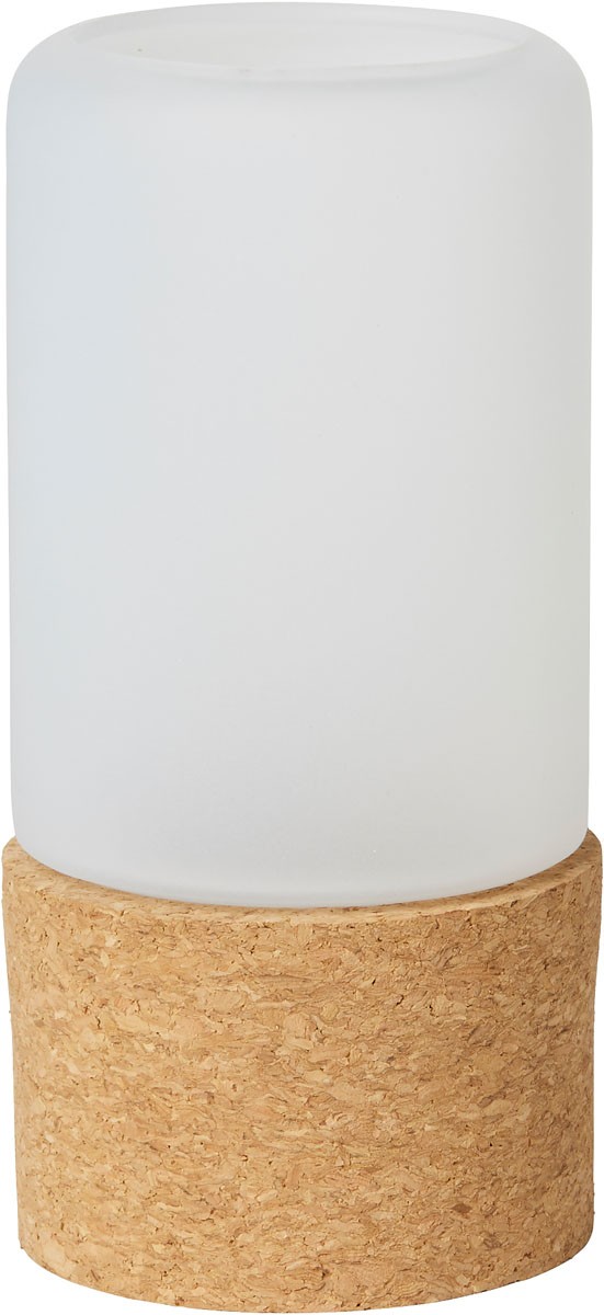 Hope Glass Candle Holder, 140mm x Ø70mm, White
