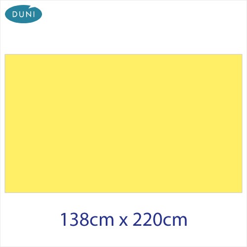 Yellow Dunisilk® Tablecover 138cm x 220cm