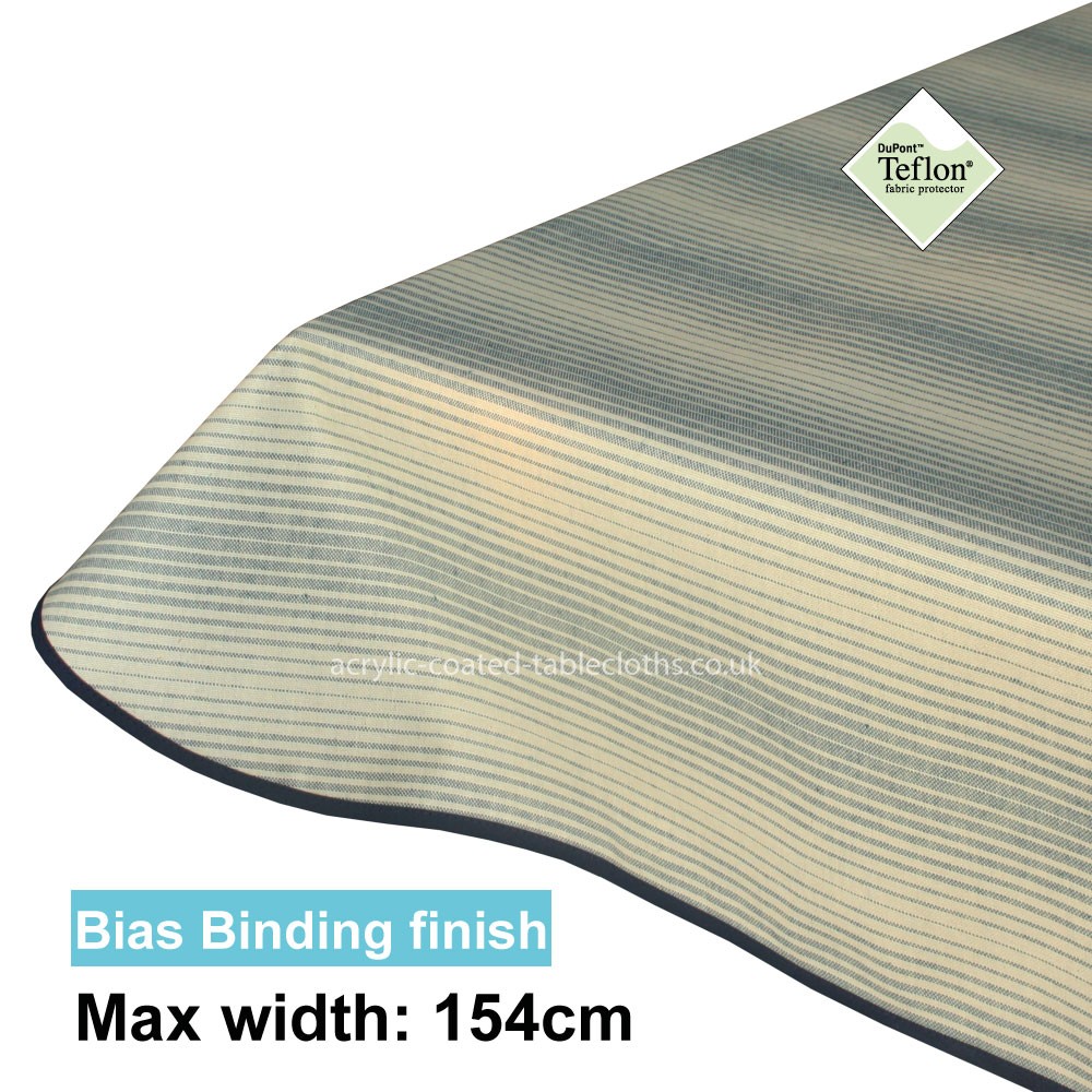Acrylic Coated Tablecloth with Bias Binding