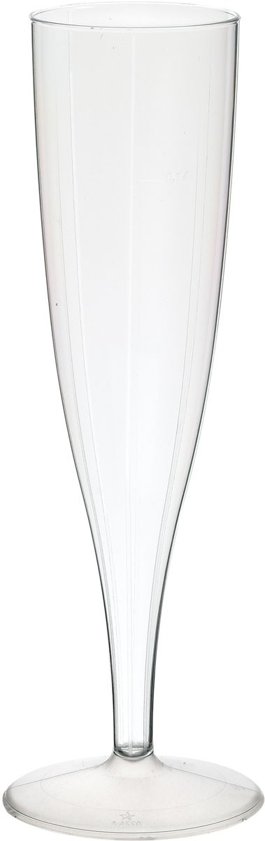 Duni Champagne Glass (shrink-wrapped pack) 13.5cl Transparent