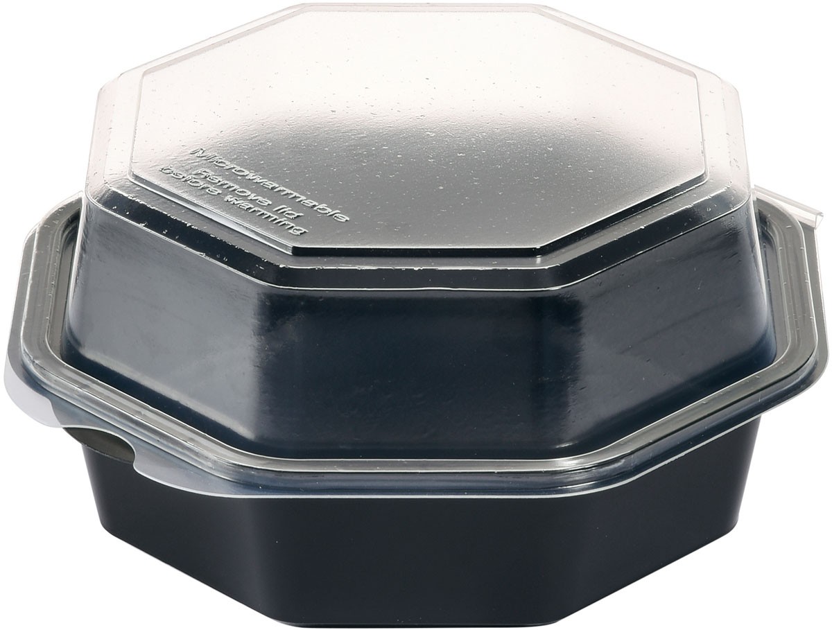 Duni Octaview® MW 580ml 160x160x80mm Black