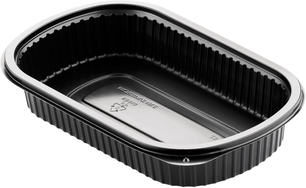 Duni Meal Box 800ml 240x150x40mm Black