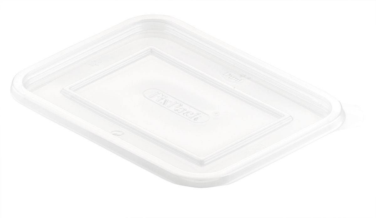 Duni Fixpack® Rectangular Lid 350/500/750ml Transparent
