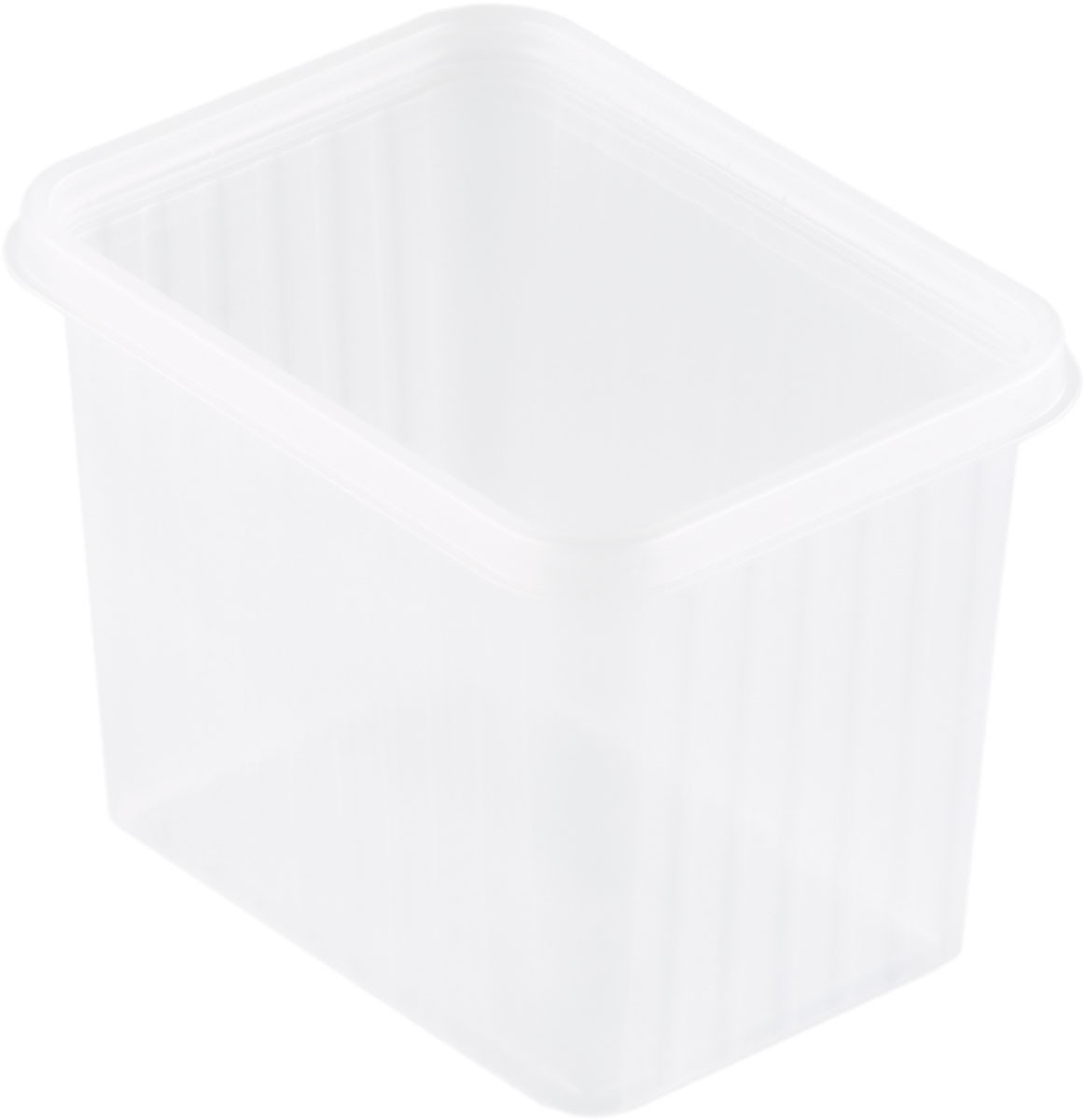 Duni Fixpack® Rectangular 1000ml With Lid Transparent