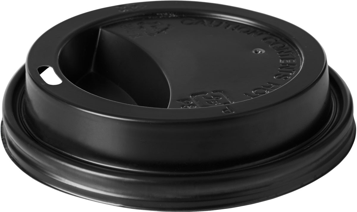 Duni Lid Flat Sip Black 35cl / 47cl