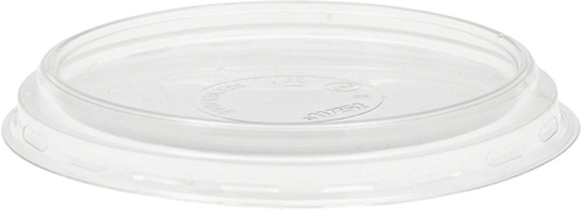 Duni Flat Lid Without Hole 30cl / 39cl Transparent