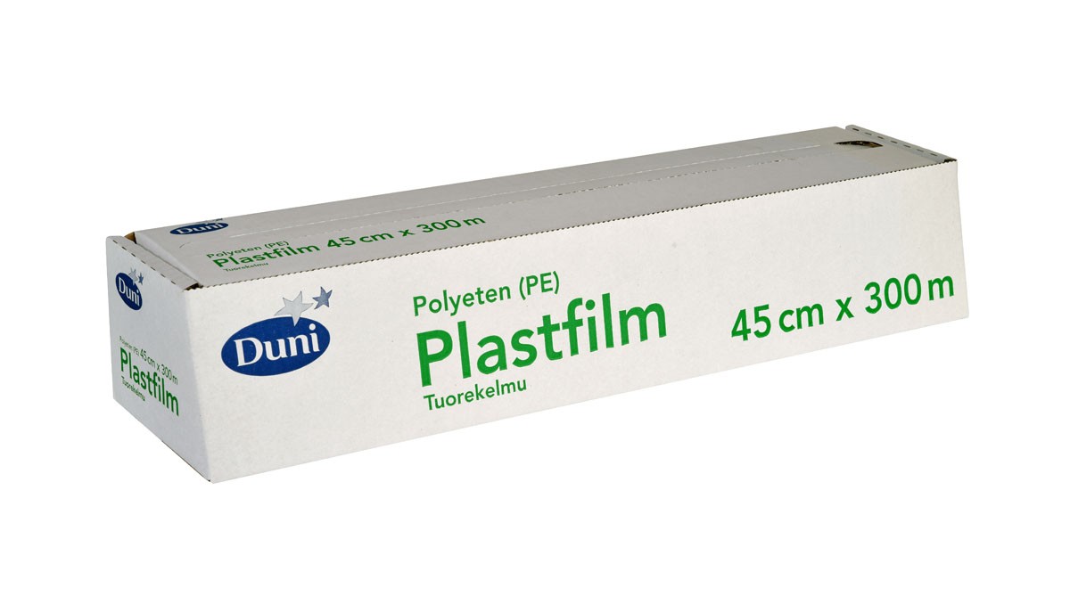 Duni Clingfilm in Dispenser Box with Cutter, PE, 45cm x 300m