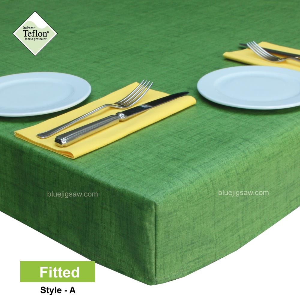 Leaf Green Fitted Tablecloth