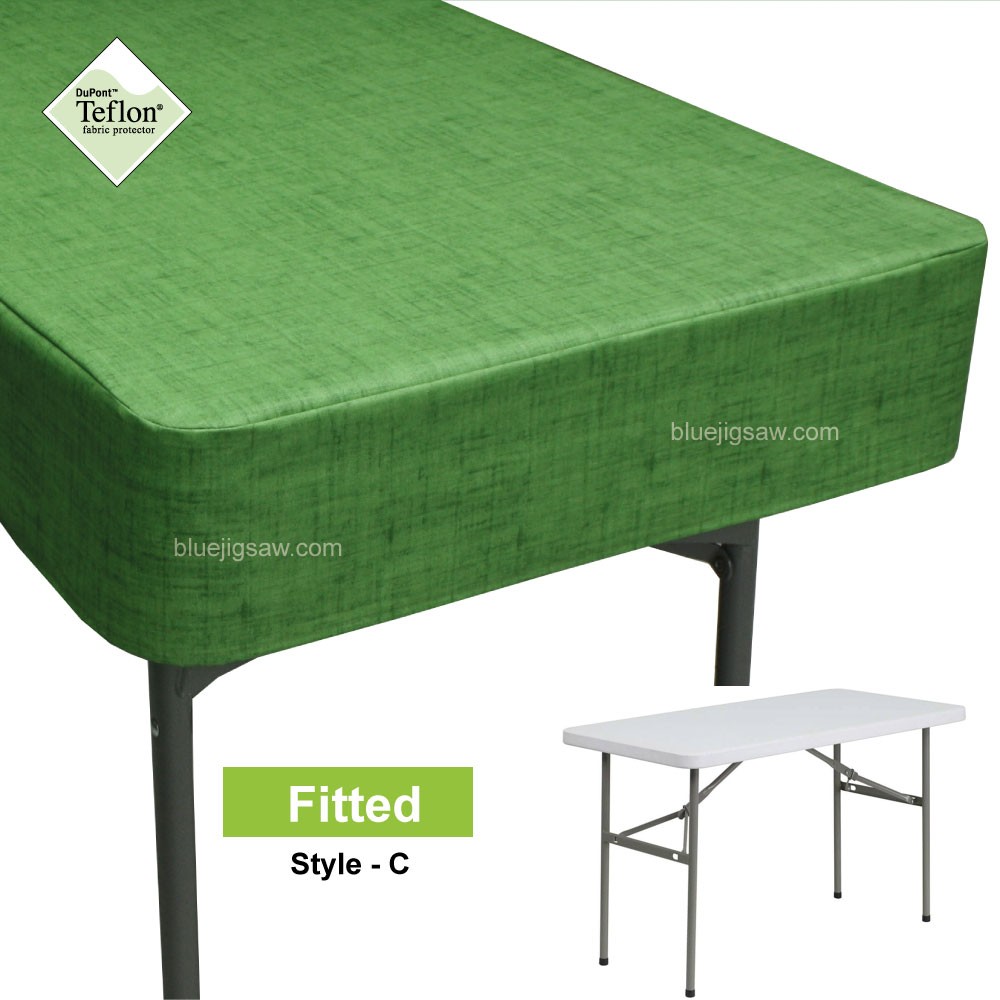 Plastic Table Fitted Tablecloth