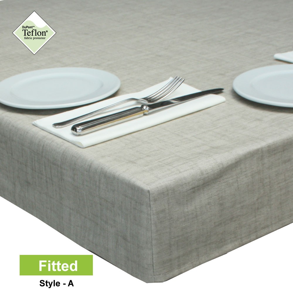 Pebble Fitted Tablecloth