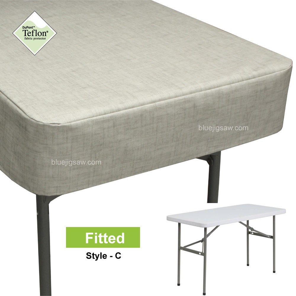 Plastic Table Fitted Tablecloth