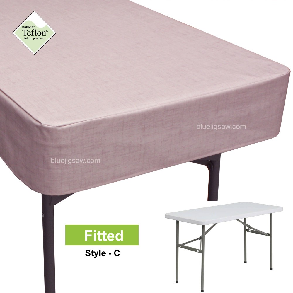 Plastic Table Fitted Tablecloth