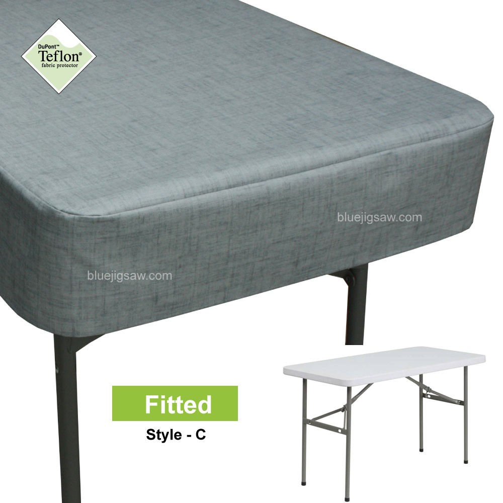 Plastic Table Fitted Tablecloth