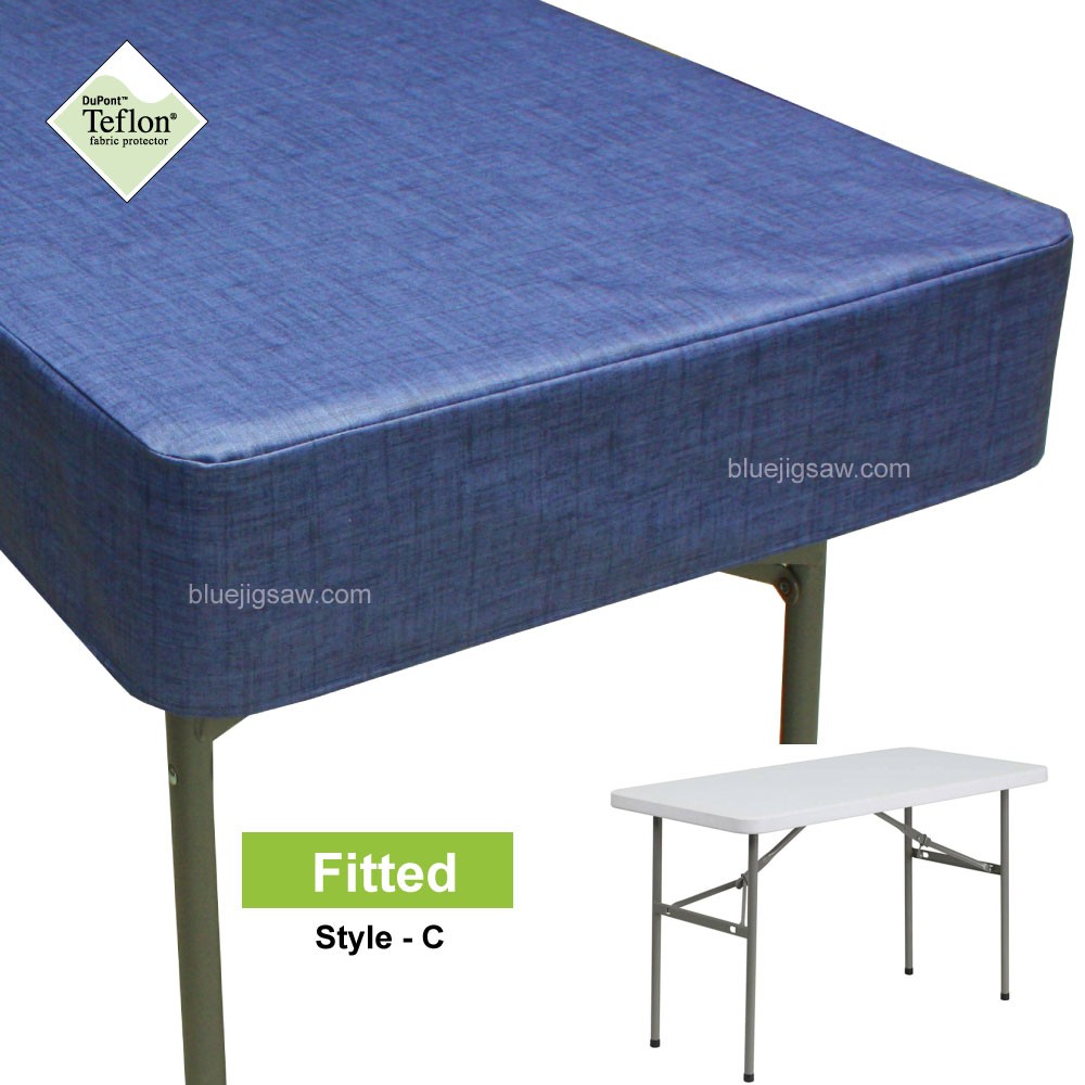 Plastic Table Fitted Tablecloth