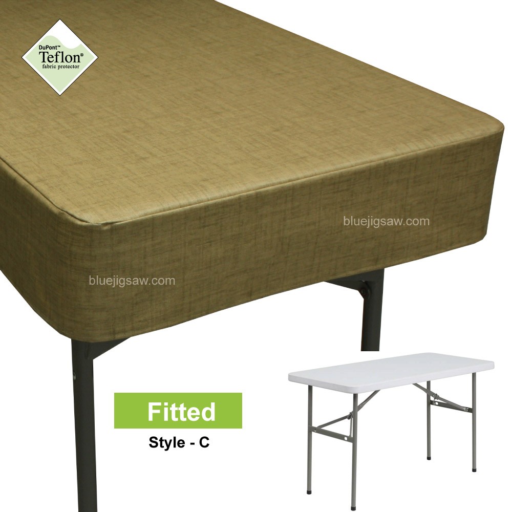 Plastic Table Fitted Tablecloth