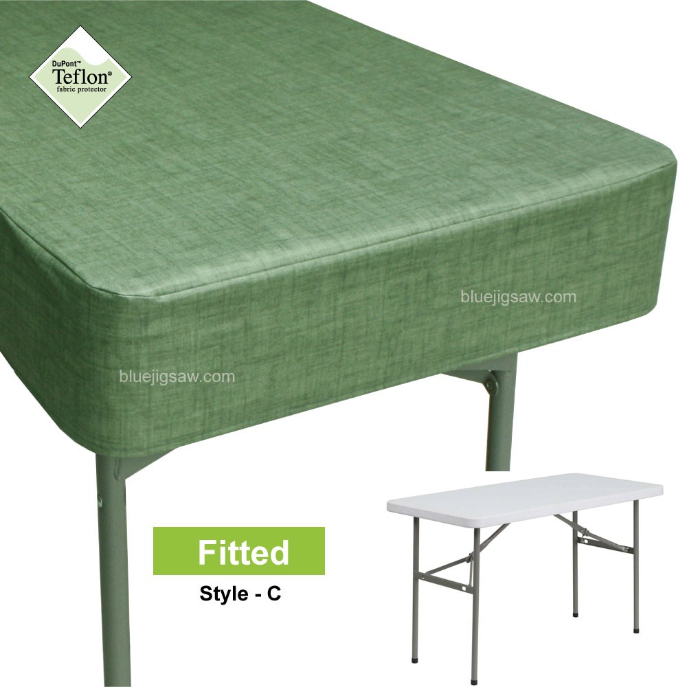 Plastic Table Fitted Tablecloth