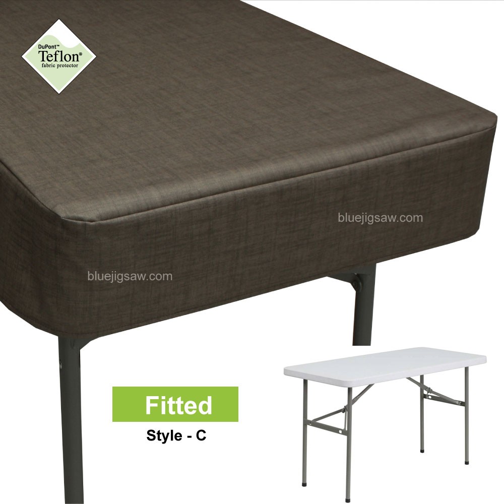 Plastic Table Fitted Tablecloth