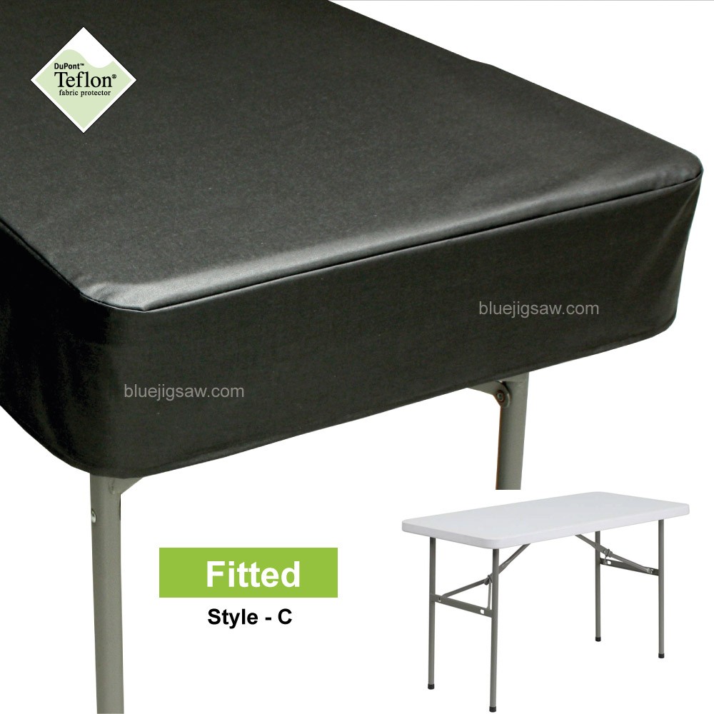 Plastic Table Fitted Tablecloth