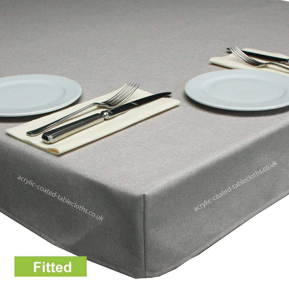 Pebble Fitted Tablecloth