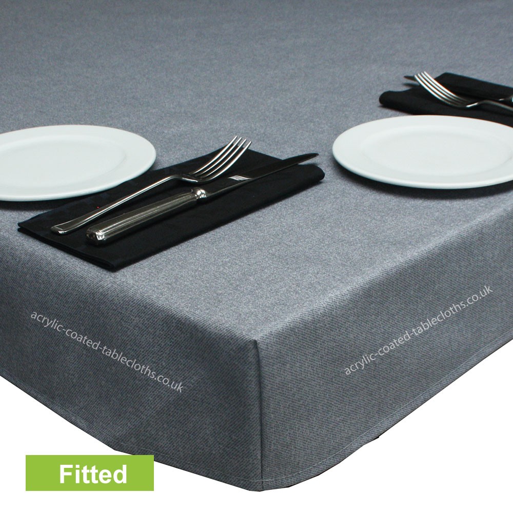 Soft Granite Fitted Tablecloth