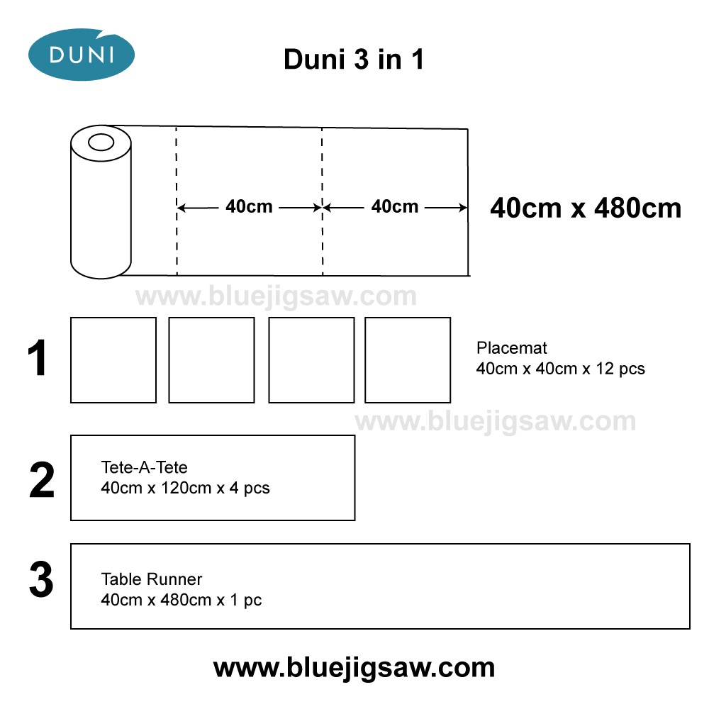 Duni 3 in 1 Festive Bubbles