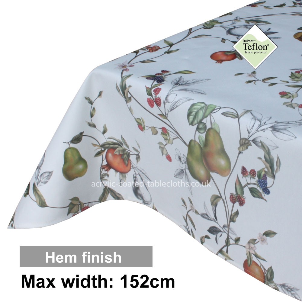 Acrylic Coated Tablecloth with Hem finish