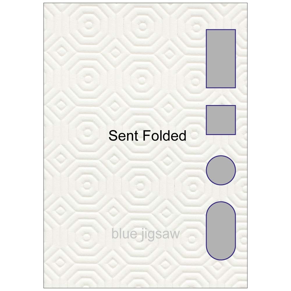 White Table Protector - Sent to you folded