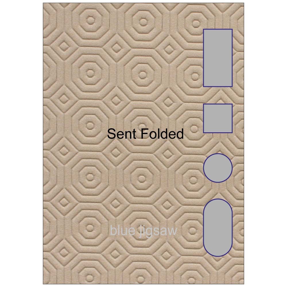 Beige Table Protector - Sent to you folded