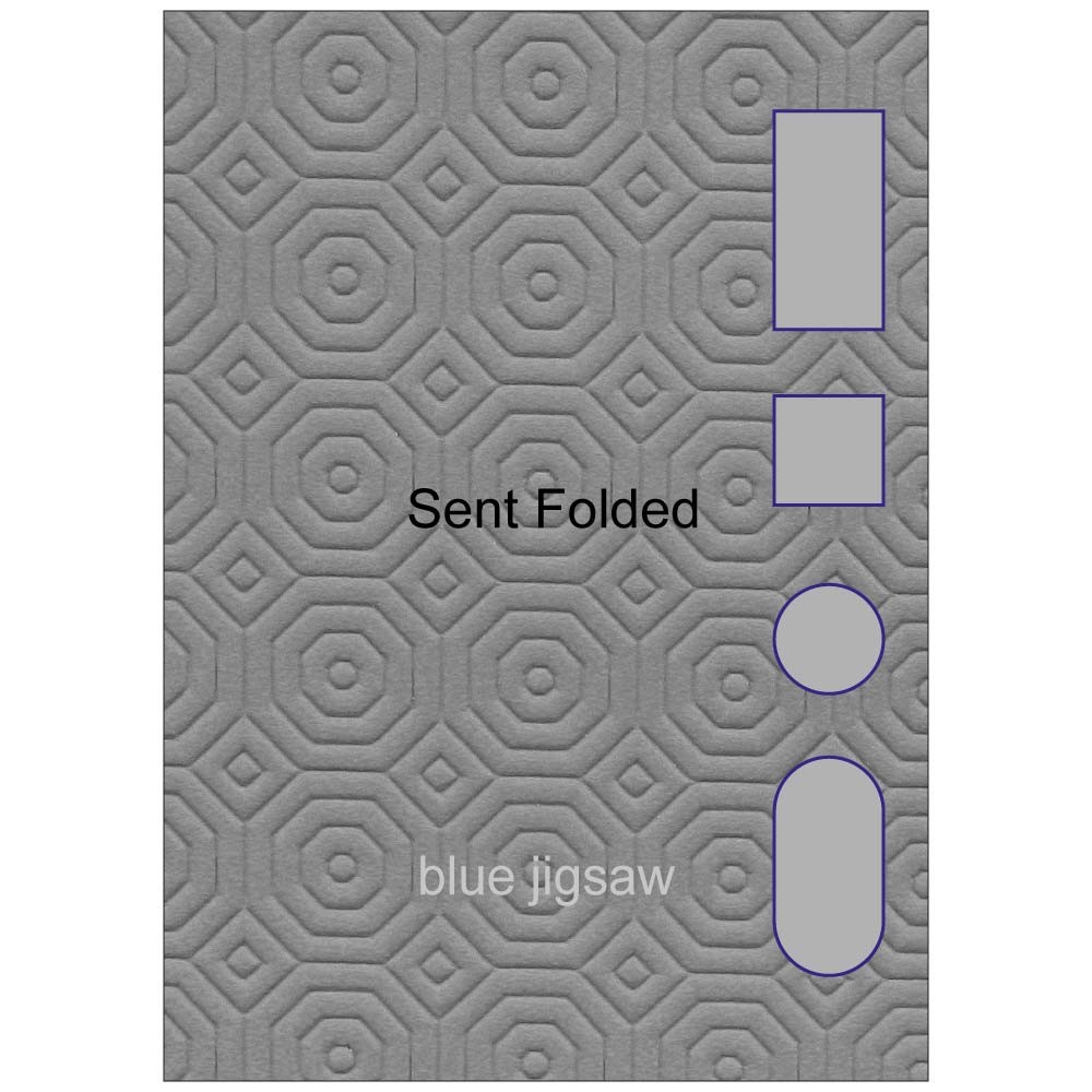 Grey Table Protector - Sent to you folded