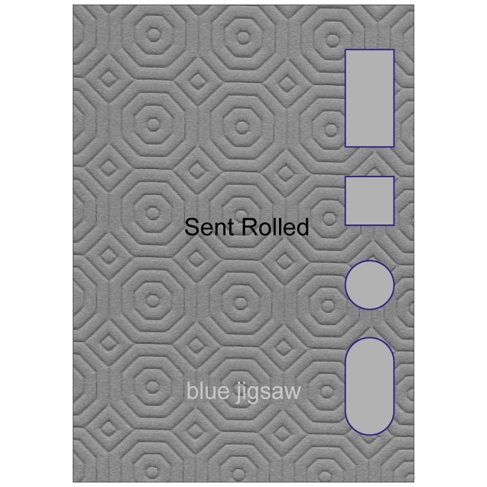 Grey Table Protector - Sent to you rolled in a tube